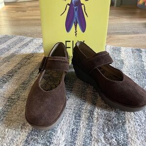 Fly London Espresso Robi Shoes